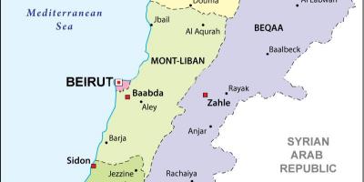 המפה הפוליטית של לבנון