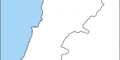 ריק מפה של לבנון
